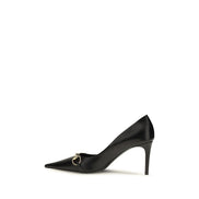 Gucci Black Calf Leather High Heel Pumps