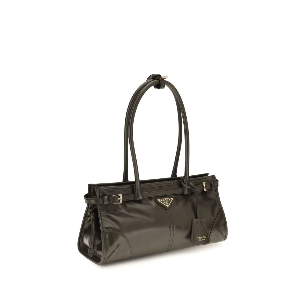 Prada Black Calf Leather Handbag