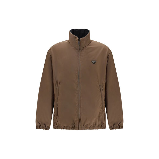 Prada Multicolor Recycled Polyamide Full-Length Jacket