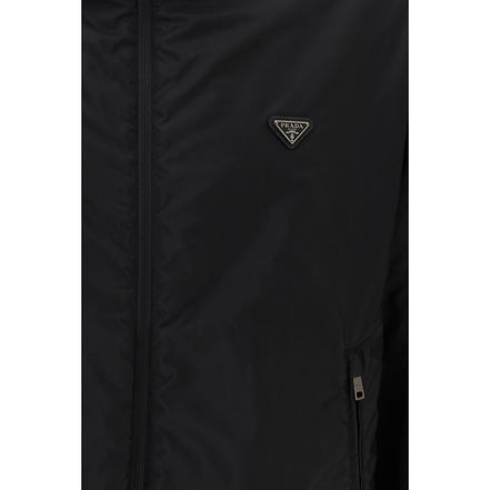 Prada Multicolor Recycled Polyamide Full-Length Jacket