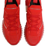 Dolce & Gabbana Red Sorrento Sneakers
