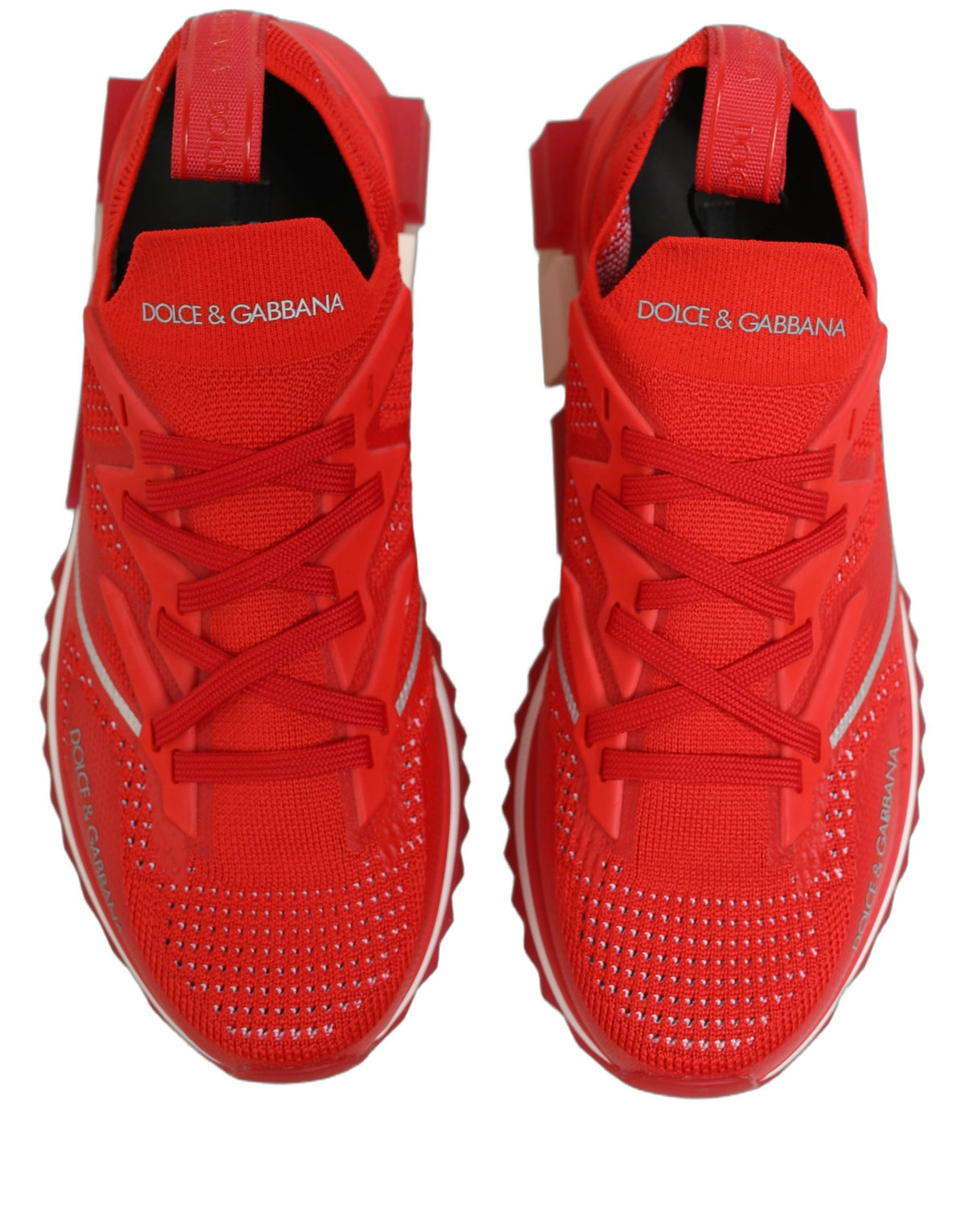 Dolce & Gabbana Red Sorrento Sneakers