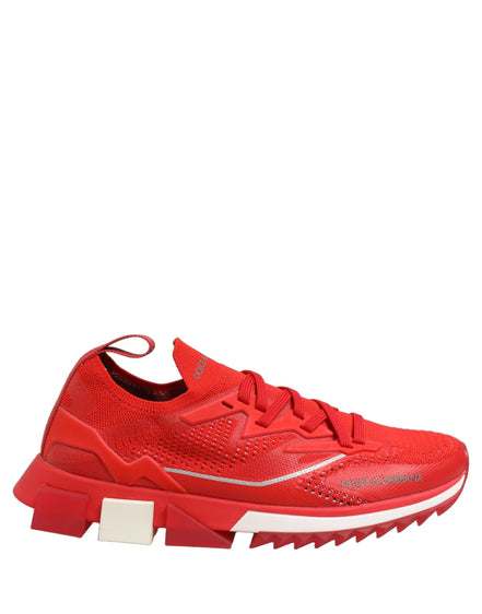 Dolce & Gabbana Red Sorrento Sneakers