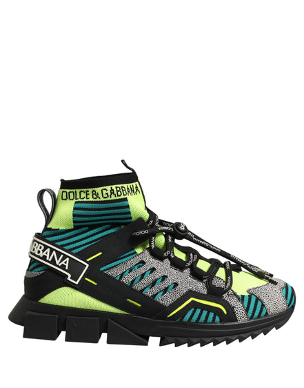 Dolce & Gabbana Multicolor Sorrento Socks Sneakers