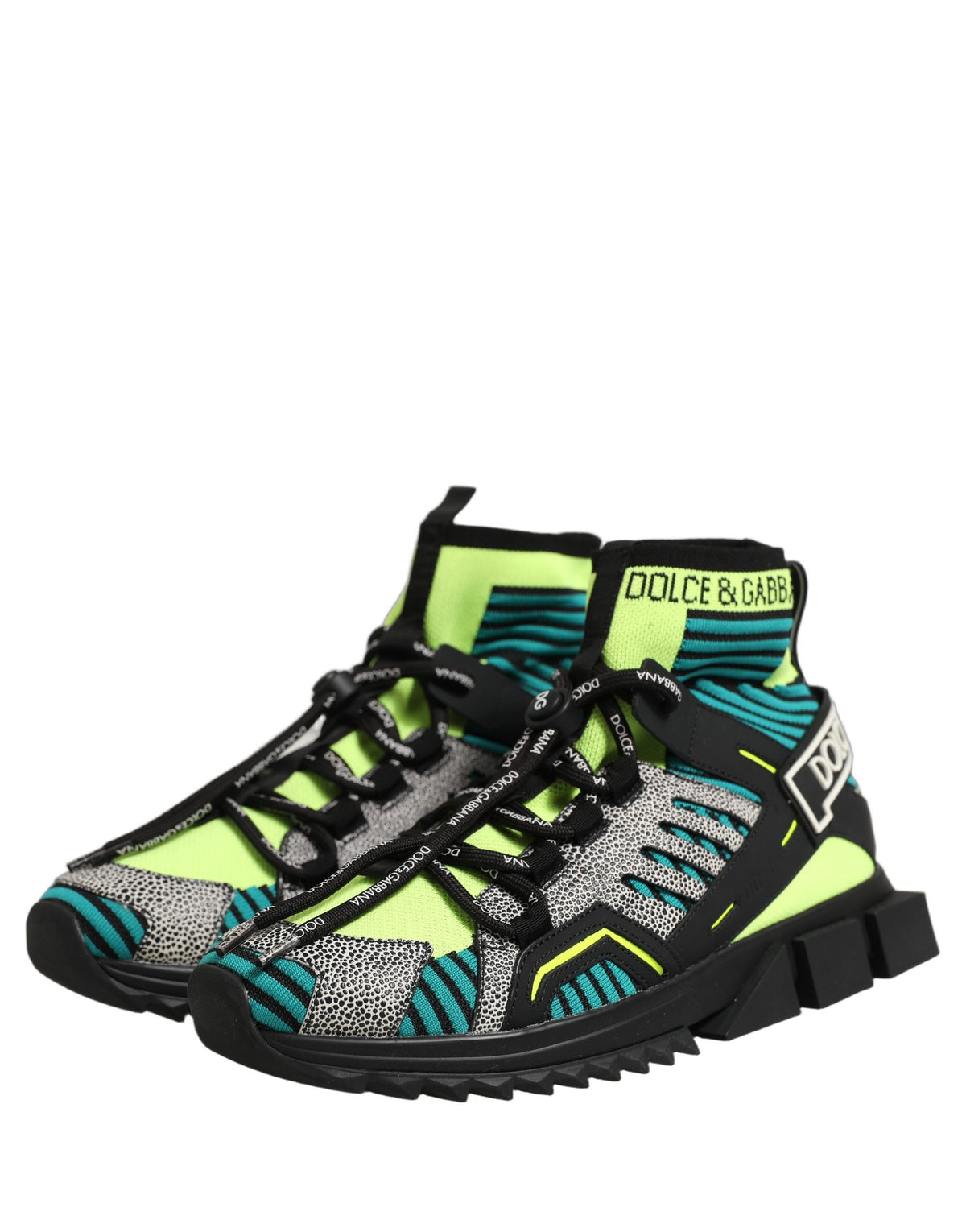 Dolce & Gabbana Multicolor Sorrento Socks Sneakers