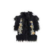 Fendi Black Wool Sleeveless Jacket