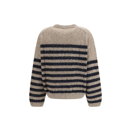 Brunello Cucinelli Beige Wool Sweatshirt