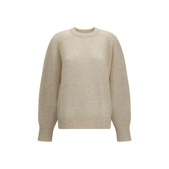 Brunello Cucinelli Beige Mohair Sweatshirt