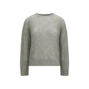 Brunello Cucinelli Gray Linen Sweatshirt