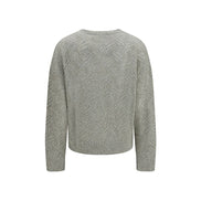 Brunello Cucinelli Gray Linen Sweatshirt