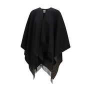 Fendi Black Wool Scarf