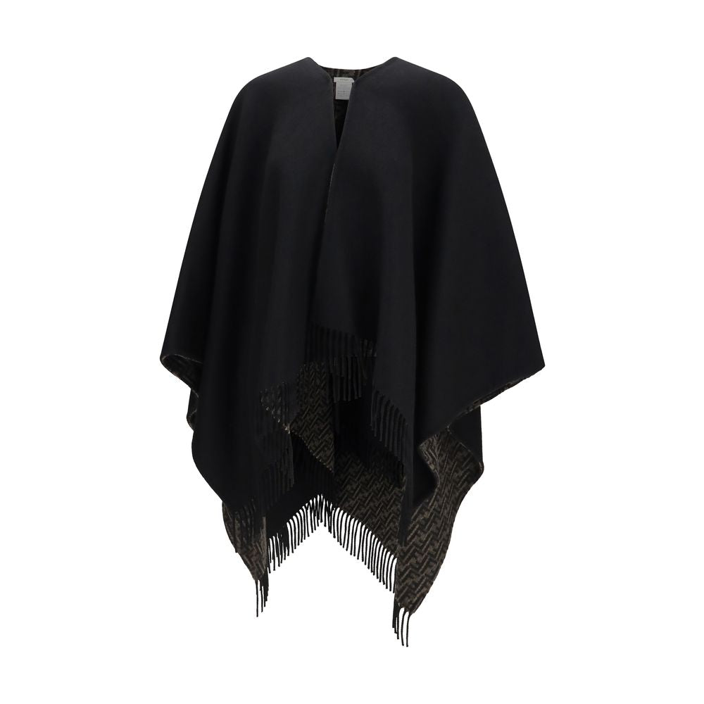 Fendi Black Wool Scarf