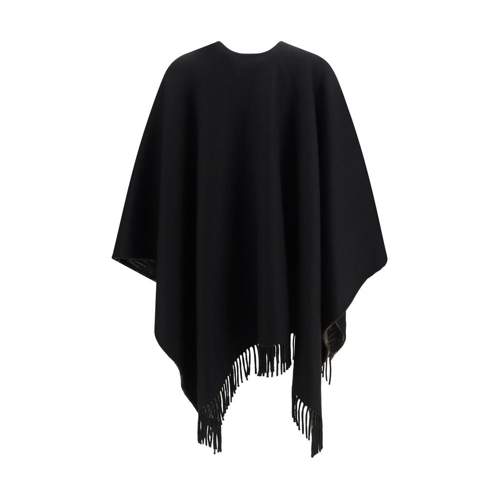 Fendi Black Wool Scarf