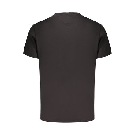 Tommy Hilfiger Black Cotton Men's T-Shirt