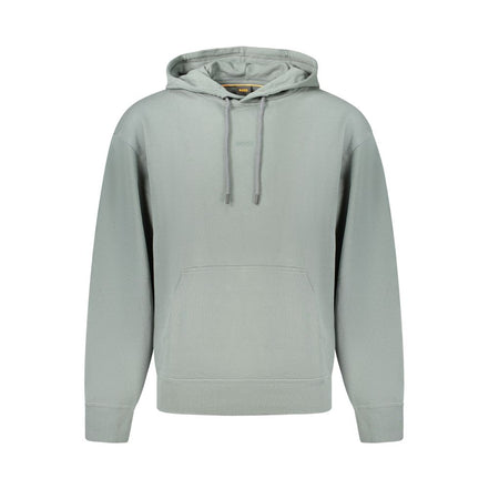 Hugo Boss Green Cotton Sweatshirt
