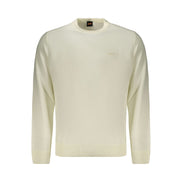 Hugo Boss White Wool Sweatshirt