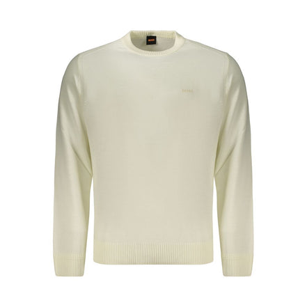 Hugo Boss White Wool Sweatshirt