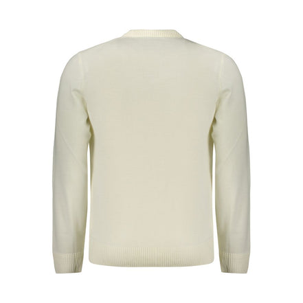 Hugo Boss White Wool Sweatshirt