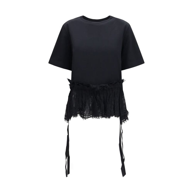 Alexander McQueen Black Cotton T-Shirt