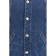 Brunello Cucinelli Blue Cotton Denim Jacket