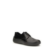 Prada Black Calf Leather Low Top Sneakers