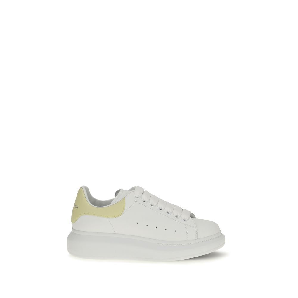 Alexander McQueen White Calf Leather Chunky Sneakers