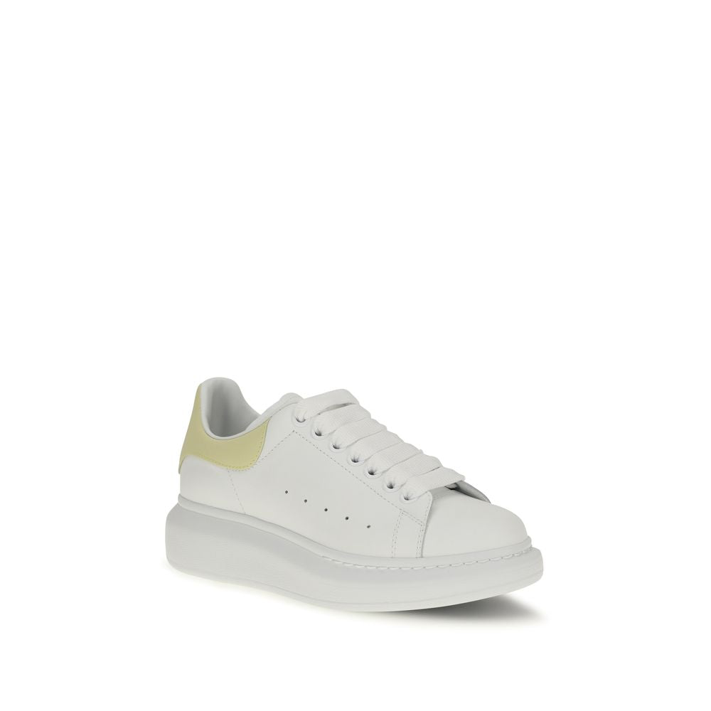 Alexander McQueen White Calf Leather Chunky Sneakers