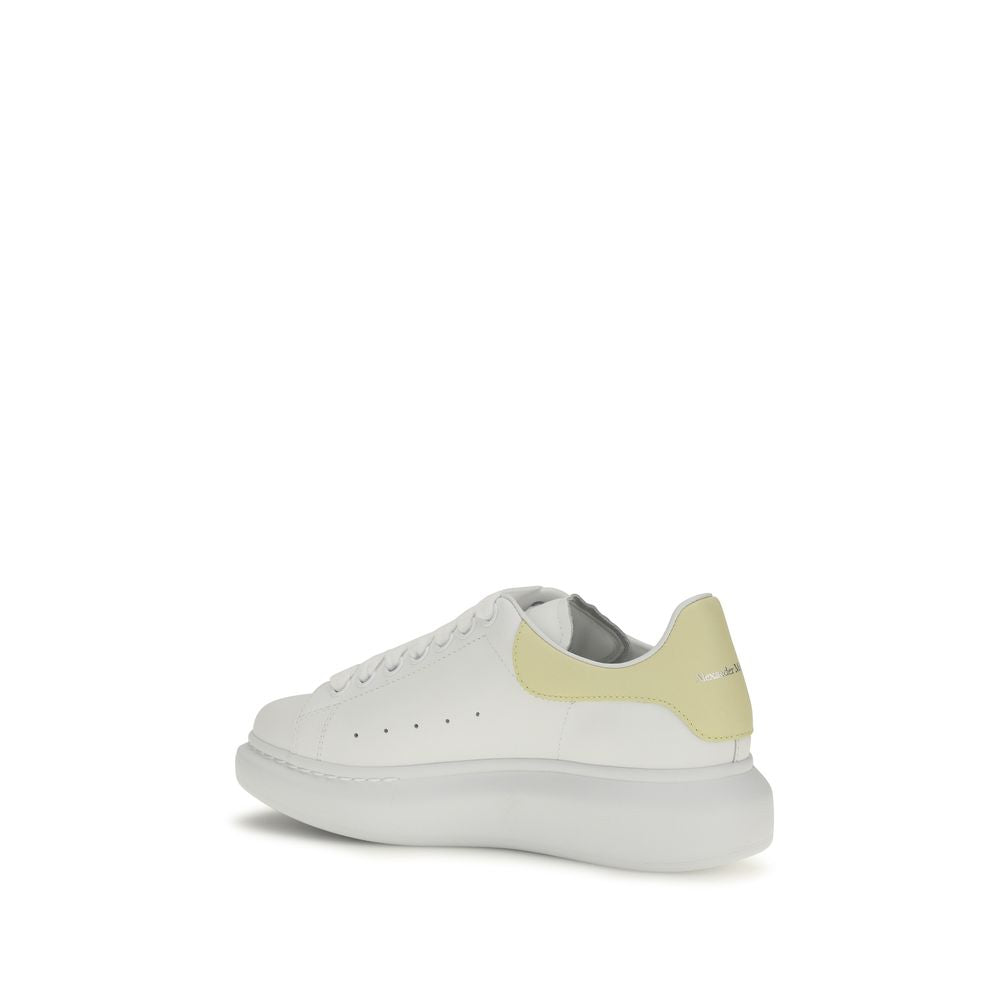 Alexander McQueen White Calf Leather Chunky Sneakers