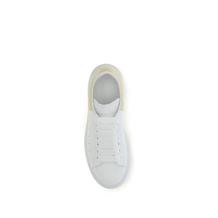 Alexander McQueen White Calf Leather Chunky Sneakers