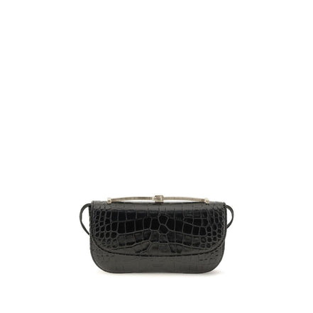 Tom Ford Black Calf Leather Shoulder Bag
