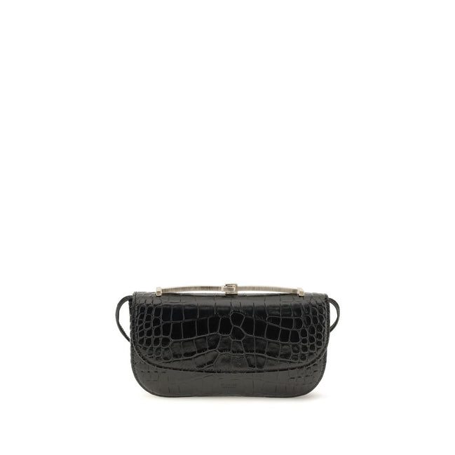 Tom Ford Black Calf Leather Shoulder Bag