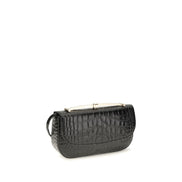 Tom Ford Black Calf Leather Shoulder Bag