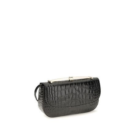 Tom Ford Black Calf Leather Shoulder Bag