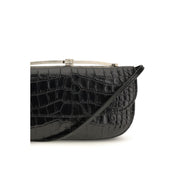 Tom Ford Black Calf Leather Shoulder Bag