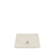 Alexander McQueen White Calf Leather Shoulder Bag