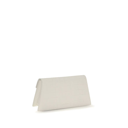 Alexander McQueen White Calf Leather Shoulder Bag