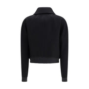 Ami Paris Black Wool Bomber