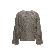 Brunello Cucinelli Beige Silk Sweatshirt