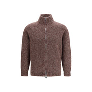 Brunello Cucinelli Bordeaux Wool Cardigan