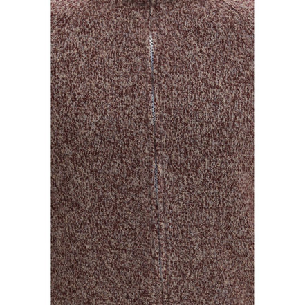 Brunello Cucinelli Bordeaux Wool Cardigan