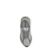 New Balance Gray Fabric Athletic Sneakers