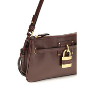 Chloé Bordeaux Calf Leather Shoulder Bag