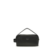 Prada Black Calf Leather Shoulder Bag
