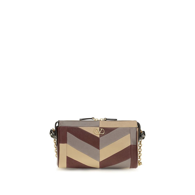 Valentino Garavani Multicolor Napa Leather Shoulder Bag