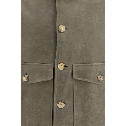 Brunello Cucinelli Bicolor Cashmere Bomber