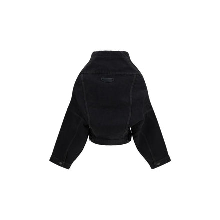 Balenciaga Black Cotton Denim Jacket