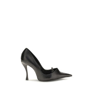 Balenciaga Black Lamb High Heel Pumps