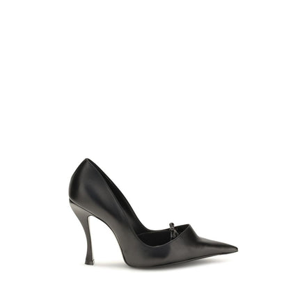Balenciaga Black Lamb High Heel Pumps