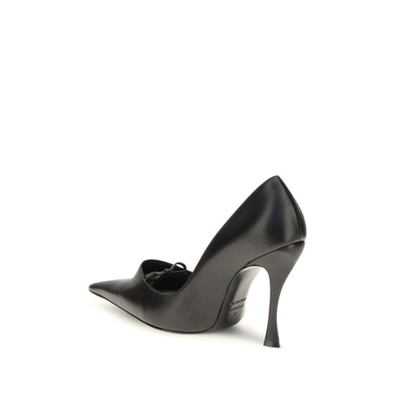 Balenciaga Black Lamb High Heel Pumps