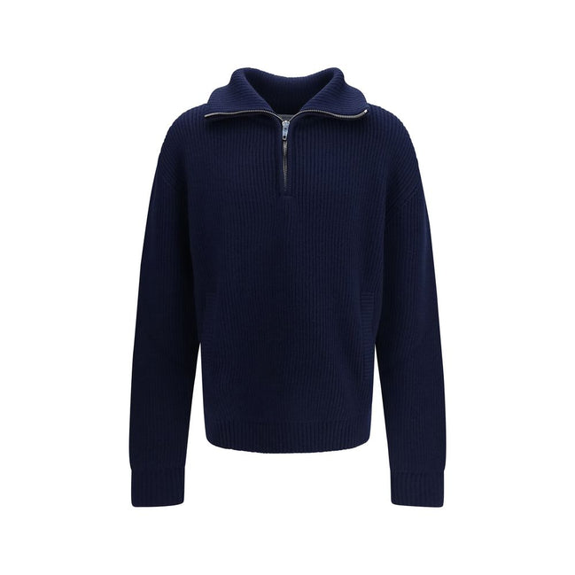 Balenciaga Blue Wool Sweatshirt